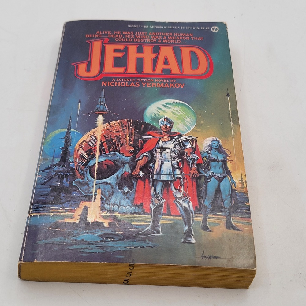 Nicholas Yermakov Jehad PB 1st Printing 1984 Boomerang #3 Vintage Sci-Fi
